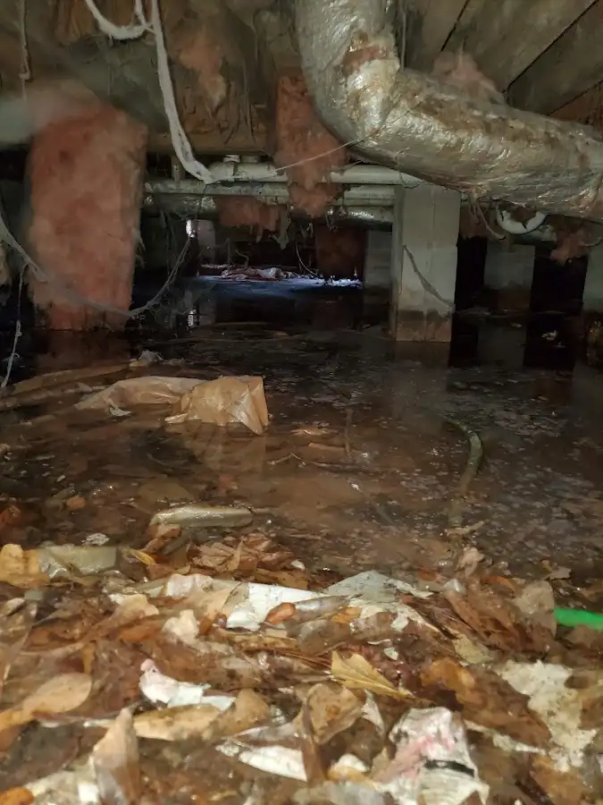 Crawl space flood assessment for Leak Detection & Repair in Meredith